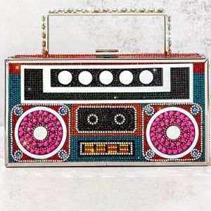 80's Bling Snob Boom Box Handbag